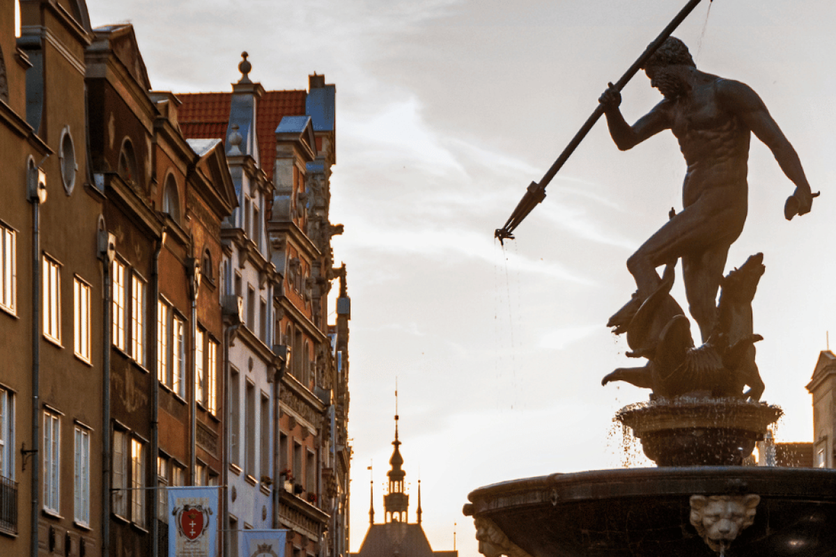 Gdańsk - wydmy 4 pokoje nad morzem - Fontanna Neptuna